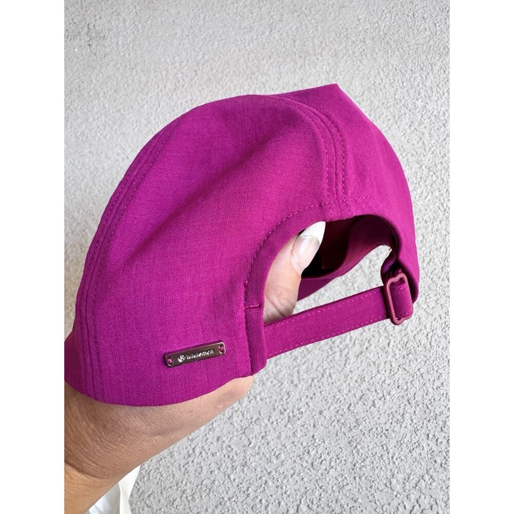 Lululemon Women's Baller Hat Soft Embroidered ~ Size: One Size Wild Berry Pink - Picture 9 of 9